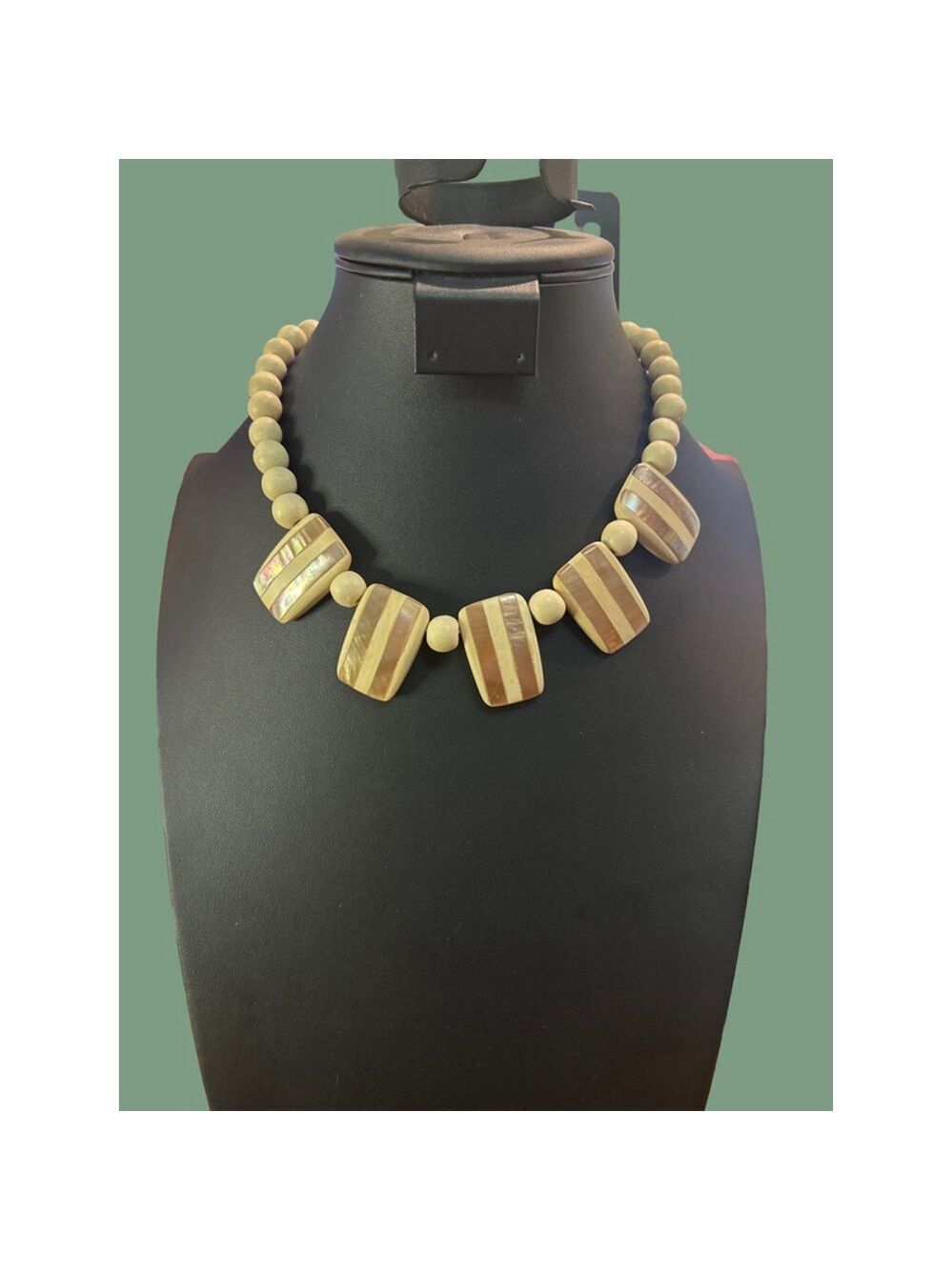 Women's Unbranded wood with mother of pearl inlay